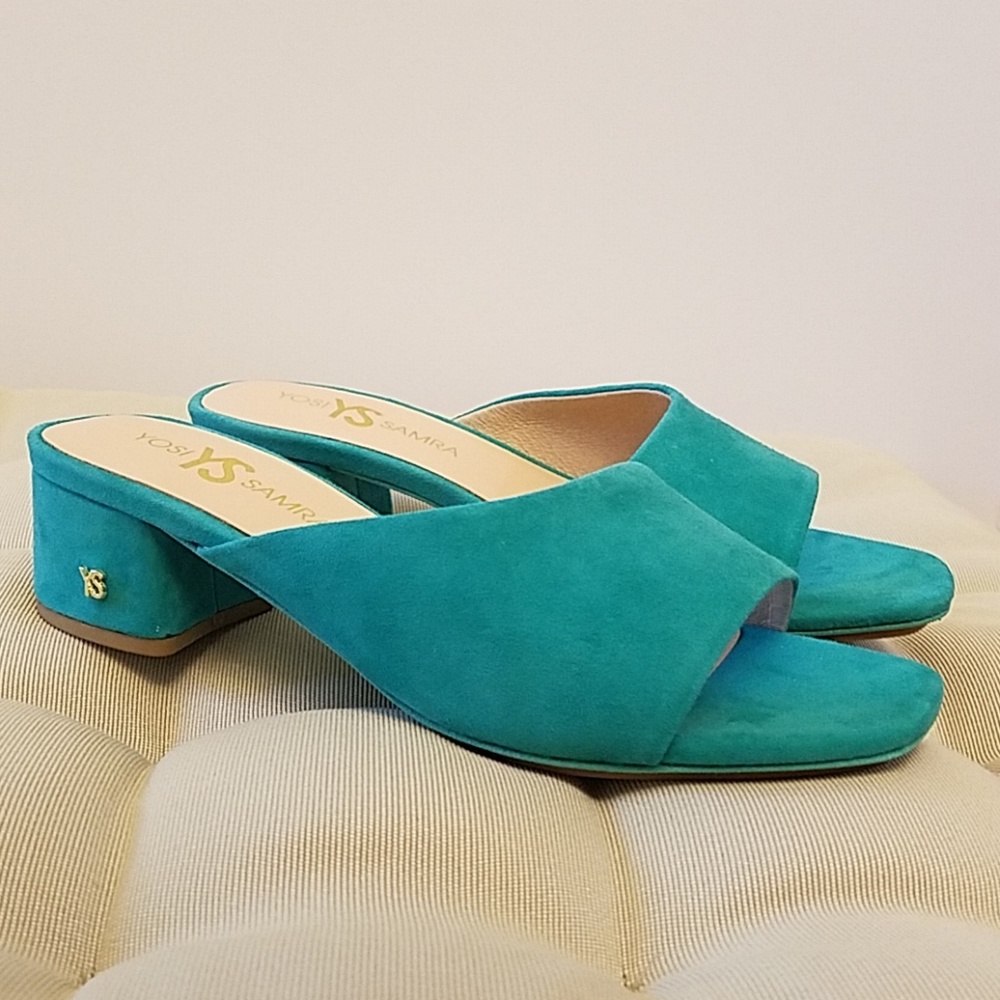 Yosi Samra Lagoon kid suede sandal *new